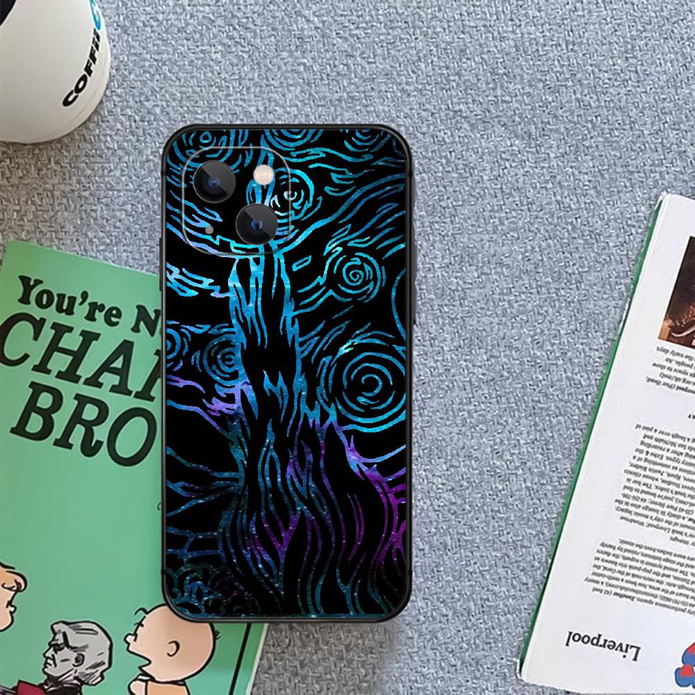 Чехол для телефона «Звездная ночь Ван Гог» для Iphone Xiaomi Mi Samsung Galaxy Redmi Note AS 11 12 13 14 15 22 23 24 5G Pro Plus Max Fe Ultra