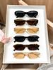 6Pcs Women's Sunglasses Set Retro Fashion Multi-Color Frame Combination Set Vacation Street Photography Driving Outdoor