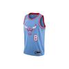 Джерси NBA City Edition, версия SW Fan, сезон 2019-2020, Chicago Bulls, номер Zach LaVine. 8 Мужской Джерси Valor-Синий AV4628-449