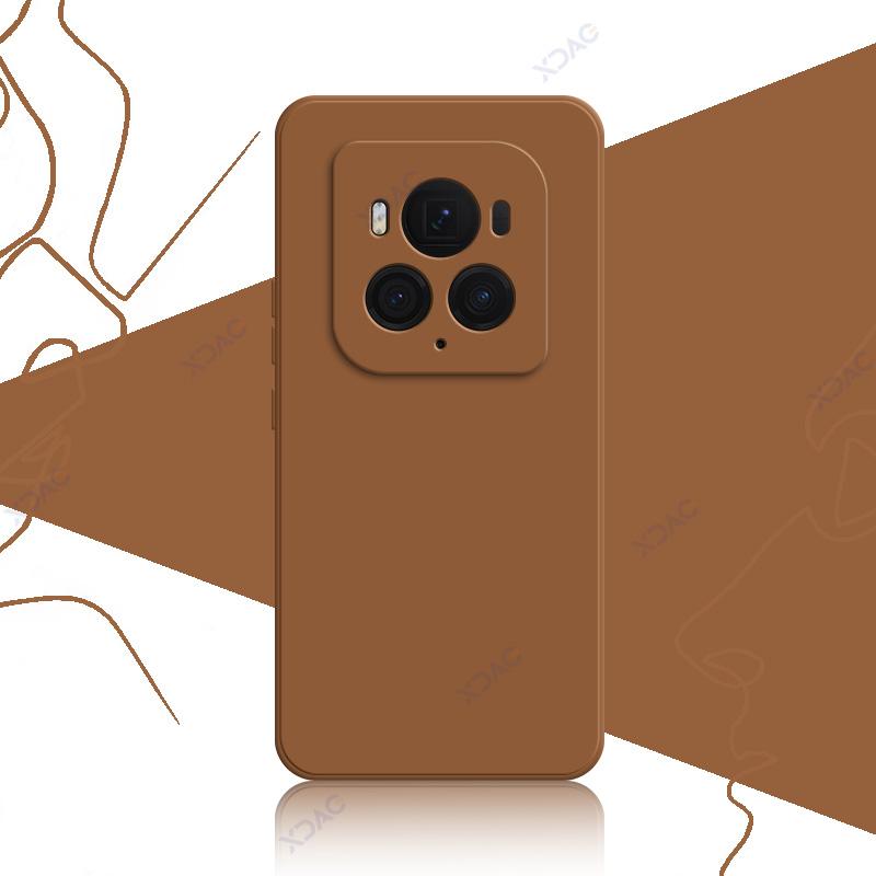 Роскошные двухслойные чехлы для Honor Magic6 Magic 6 Pro Ultimate 6Pro 6Ultimate 5G Square Liquid Silicone Phone Armor Coque