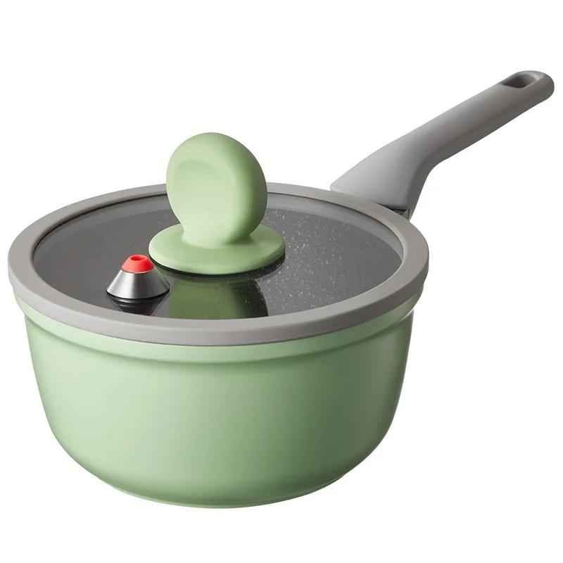 COOKER KING Молочник Сковорода с антипригарным покрытием Микродавление Покрытие из медицинского камня Кастрюля для детского питания Кастрюля для горячего молока Кастрюля для лапши быстрого приготовления Мини-кастрюля