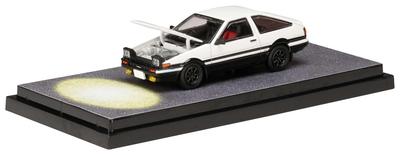 Модель HJ64 Toyota Sprinter Trueno GT APEX Initial D с двигателем от Ватару Акияма. Завершенное изделие 1/64 (АЕ86) /