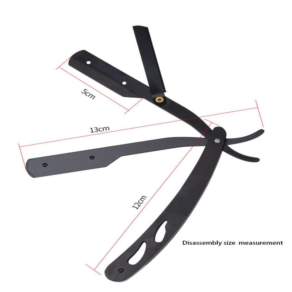 Лезвия из нержавеющей стали, ручная бритва для бритья, парикмахерские инструменты, бритва для волос из нержавеющей стали