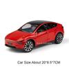 1:24 Модели Игрушечных Машинок Model Y Roadster Литые из Сплава Открывающиеся Двери Звук Свет Оттяни Назад Изысканный Салон Модели Транспортных Средств