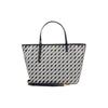 Tory Burch Минималистичная Модная Сумка для Поездок Графический Принт Металлический Логотип Съемный Плечевой Ремень ПВХ Сумка-Тоут Сумка для Покупок Сумка через Плечо Ручная Сумка Большая 143703-897