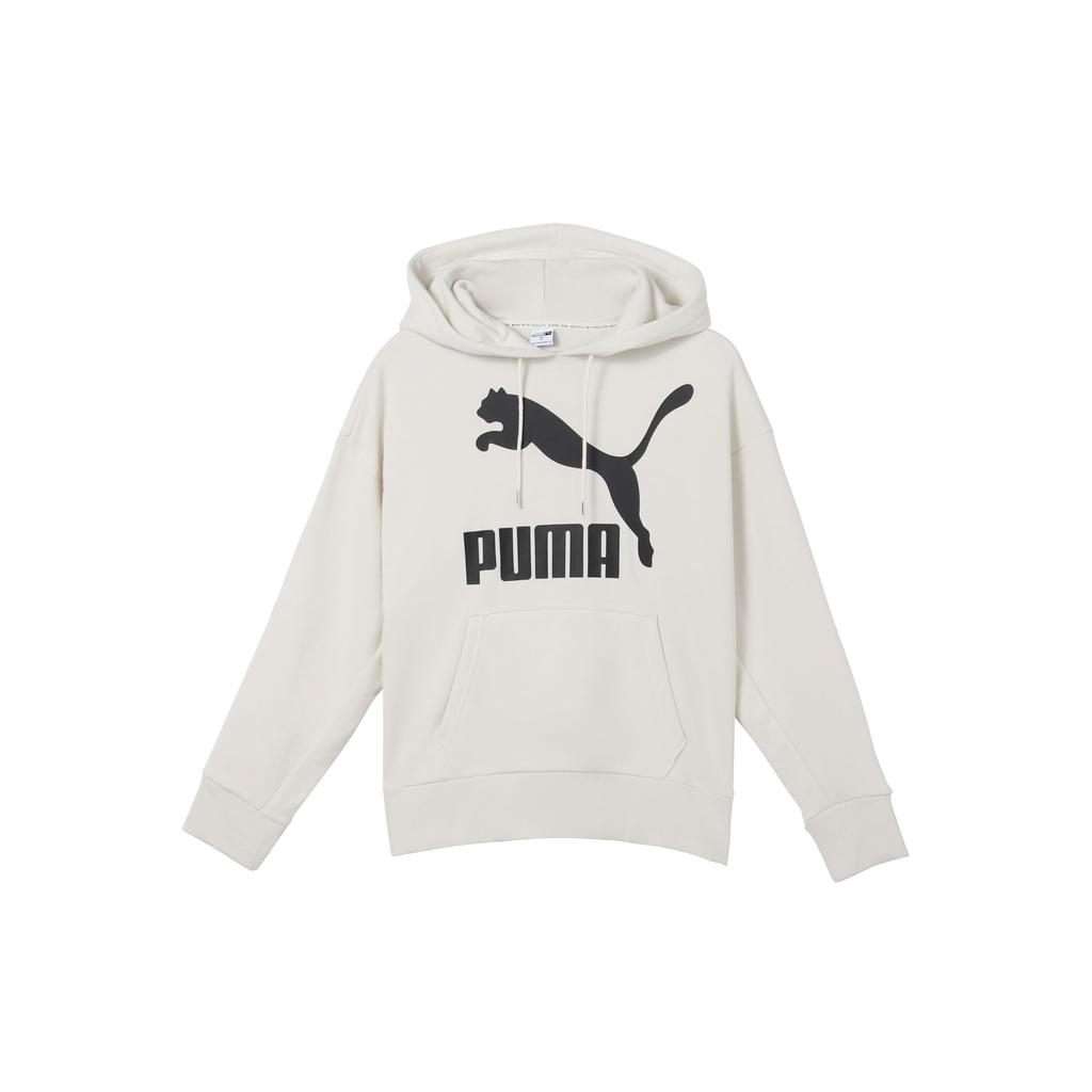 Puma Толстовка с капюшоном Classics Logo, женская, угольно-серая 599197-05