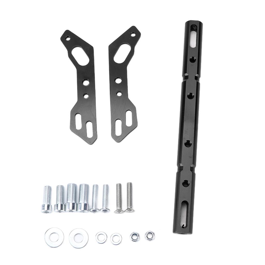 Motorcycle Handlebar Balancing Crossbar Adjustable Aluminium Alloy Universal for Mountain BikesBlack