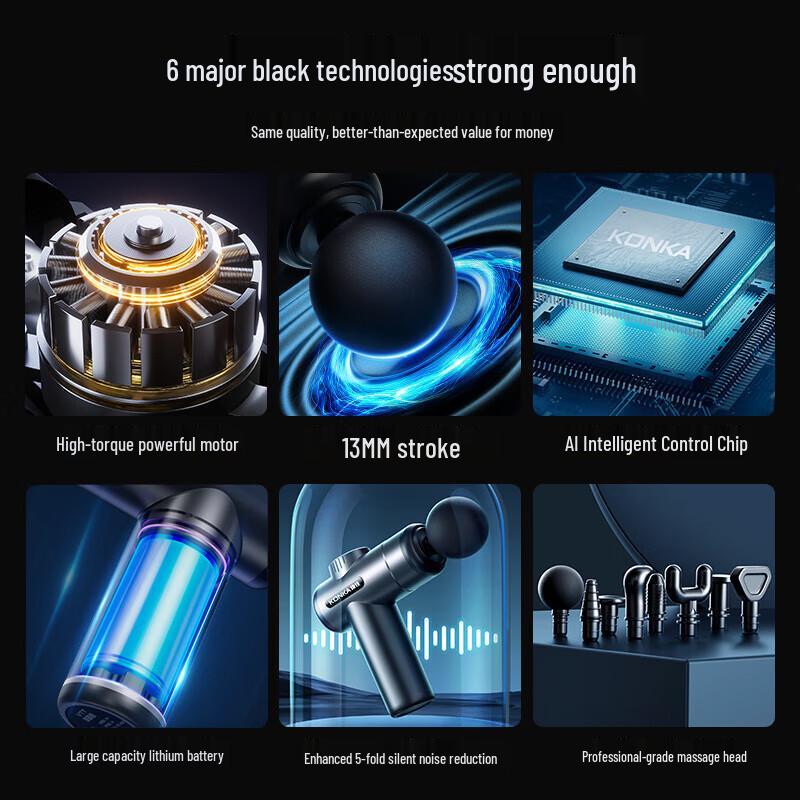 KONKA Массажный пистолет для глубокого массажа V19