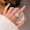 Винтажное кольцо с камелией и регулируемым размером для женщин - Модный стиль интернет-знаменитости