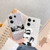 Мягкий прозрачный силиконовый чехол с рисунком аниме для Xiaomi Redmi Note 13 14T 15 Samsung A55 A35 M35 S24 FE iPhone 15 Huawei Honor 200 Camera Защитный противоударный чехол