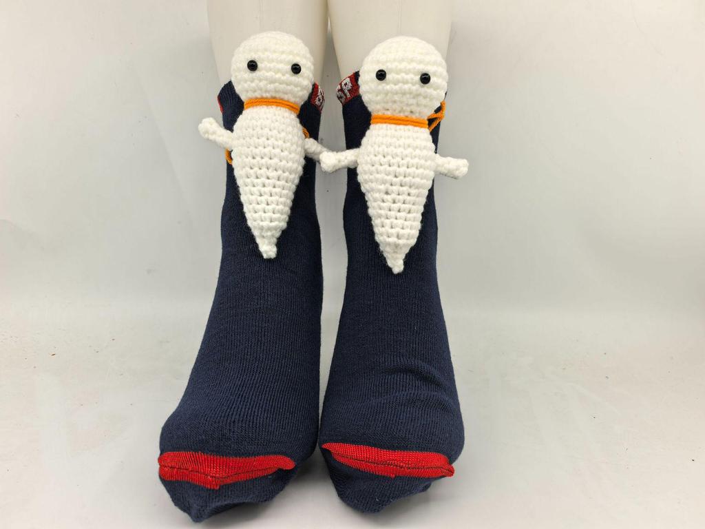Уютные рождественские вязаные носки с животными - Теплые и милые для осени и зимы