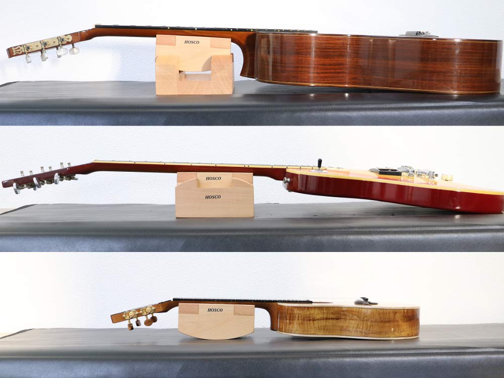 HOSCO Luthiers Tools Neck Support for 2-Way Guitar, H-NSG