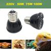 Светильник для обогрева черепах E27 EU Plug 220V Mini Pet Reptile Heat Lamp Kit Пристегивающийся керамический держатель для ламп, нагревательный набор