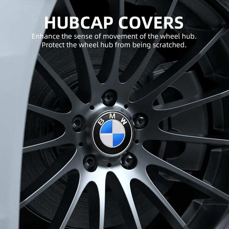 4 шт. 56/65 мм Наклейки на центральные колпачки ступиц колес автомобиля Стиль Для BMW M Performance E36 E46 E60 E90 E91 E92 E93 F30 F20 M3 Аксессуары