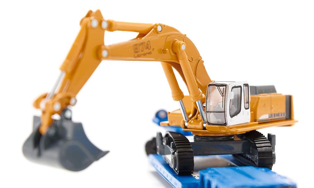 SIKU MAN Liebherr экскаватор-погрузчик SK1847 полуприцеп 1/87