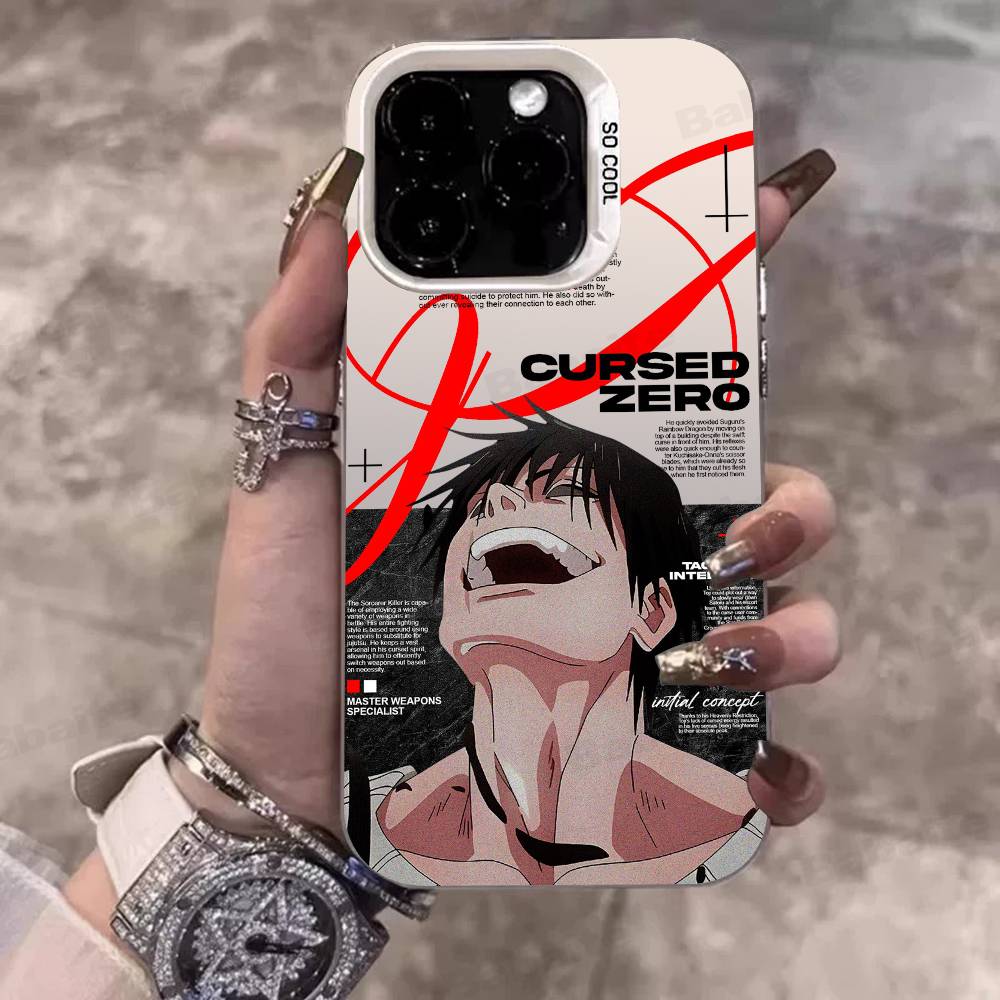 J-Jujutsu Toji Kaisen F-Fushiguro Чехол для телефона Для iPhone 17 16 15 14 13 12 11 Pro Max Plus Pro Цветной корпус