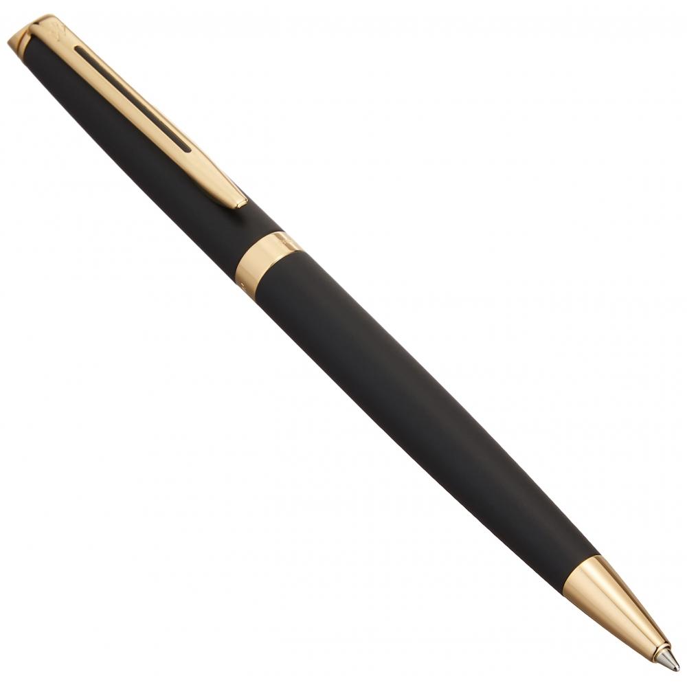 Waterman Official Metropolitan Oil-based Ballpoint Pen Luxury Brand Gift Essential Matte Black GT S0920760
