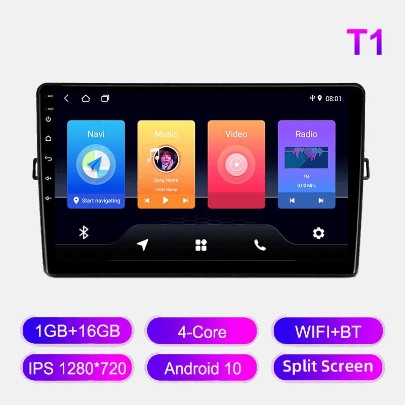 Android Car Radio For Toyota Auris 1 E150 Blade 2006-2012 Multimedia Player Head Unit Stereo GPS Navigation BT WIFI 1+16GB
