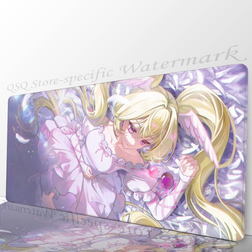 Хошина Утау Анимация S-shugo Chara Коврик для мыши Коврик для стола С подкладкой Игровые аксессуары Prime Gaming XXL Коврик для клавиатуры Коврик