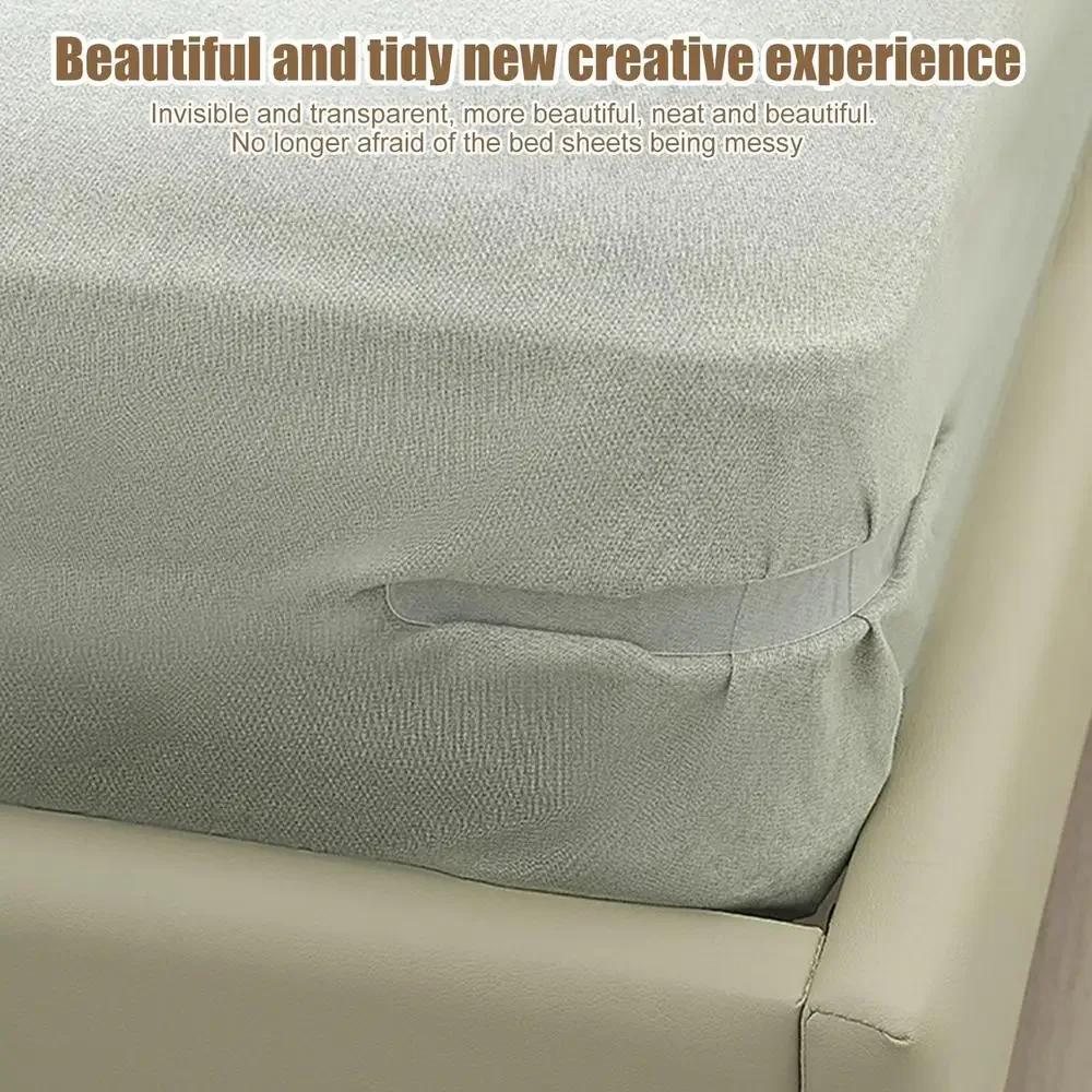 4 шт. прочных зажимов для стягивания углов простыней, высококачественные материалы, прочные и надежные зажимы для простыней для протекторов