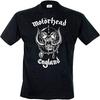 Официальная футболка Motorhead Англия Классический War Pig Логотип группы Мужская Черная Размер S