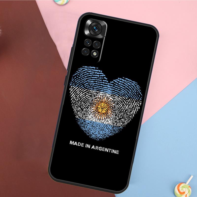 Чехол Аргентинский Флаг для Xiaomi Redmi Note 13 Pro 14 12 11 9 10 9S 10S 11S 12S Redmi 14C 10C 12C 13C