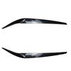 For BMW 5 G30 525i 530i 2017-2020 ABS Front Headlight Eyebrow Car Sticker Exterior Modification Cover Black/Carbon Look Stickers