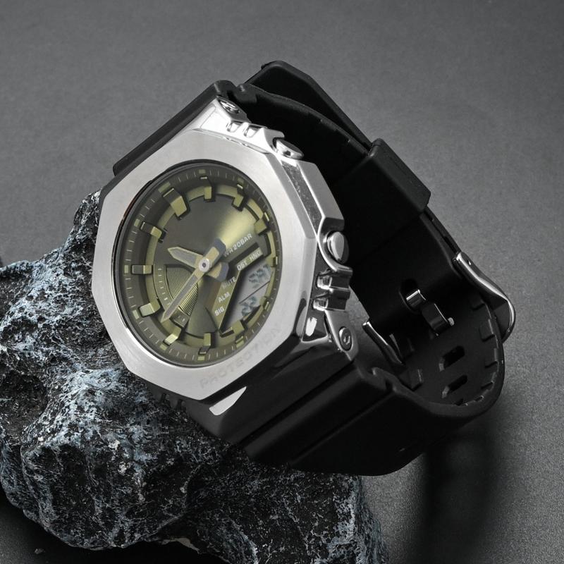 Для Casio G-Shock GM-S2100 Спортивный водонепроницаемый ремешок для часов Ремешок для часов из каучуковой смолы, браслет 16 мм