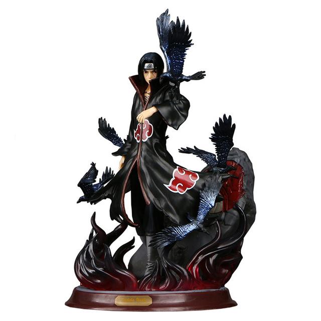 Фигурка Наруто Учиха Итачи Ворон Аниме Фигурки Игрушка ПВХ Кукла Коллекция Статуэтка Модель Игровой Персонаж Орнамент Классические Подарки