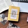 Faux Leather Mini Loose-leaf Notebook M5 Size Photo Collection Book  Daily Schedule
