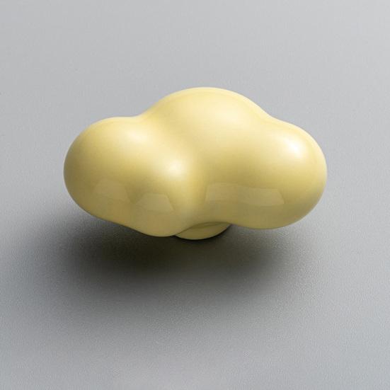 Ручка шкафа Ручка выдвижного ящика Гладкая поверхность Простая установка Керамическая ручка для шкафа в форме облака