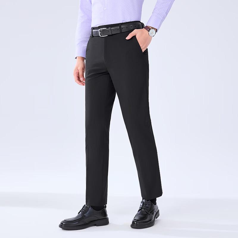 Мужской комплект: рубашка с длинным рукавом в стиле business casual и брюки от костюма