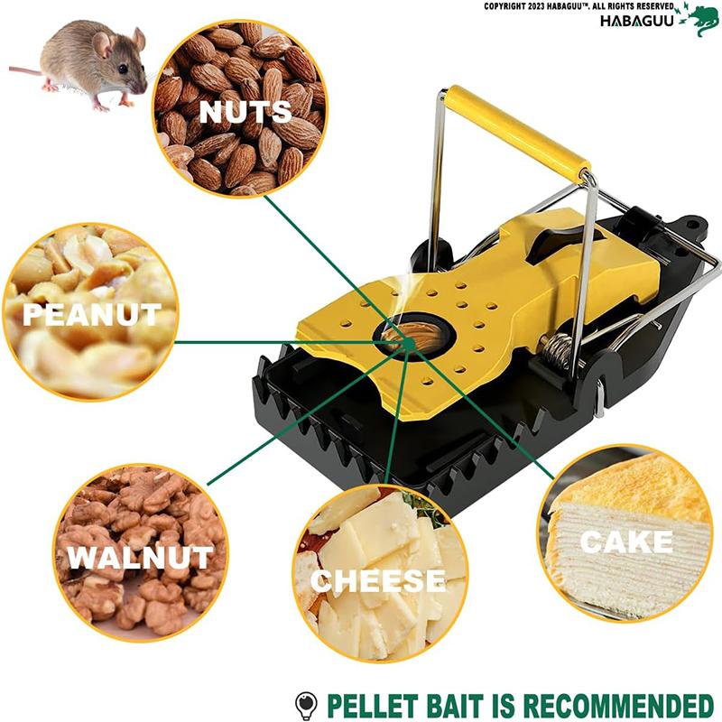 Пластиковая ловушка для мышей, ловушка для крыс, быстрый эффективный сейф для складской садовой кухни