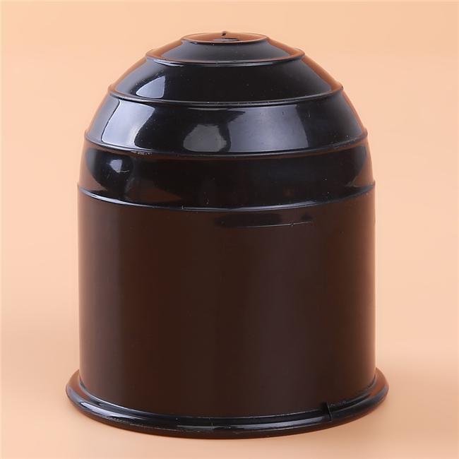 Практичный автоматический черный пластиковый чехол для фаркопа с шариком, защитная крышка для автомобильного сцепного устройства