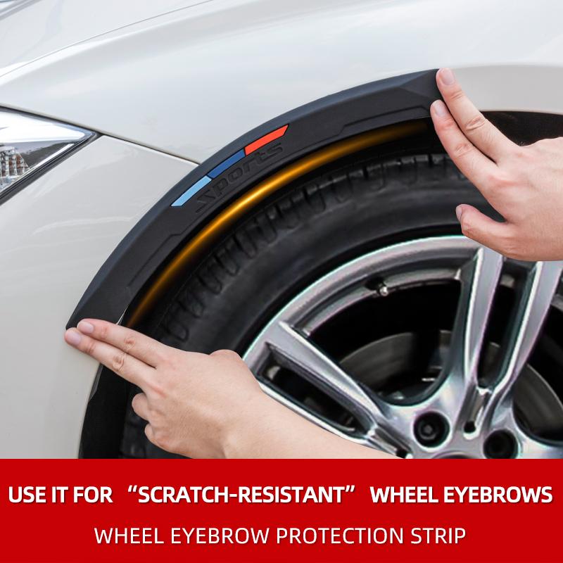 Защита от столкновений, крыло, ободок для бровей, губ, протектор, резиновая наклейка для автомобиля, защита кромок, резиновый бампер, защита