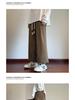 Men's Heavy American Corduroy Pants: Autumn/Winter Velvet-Lined, Trendy Loose Straight Wide-Leg Trousers