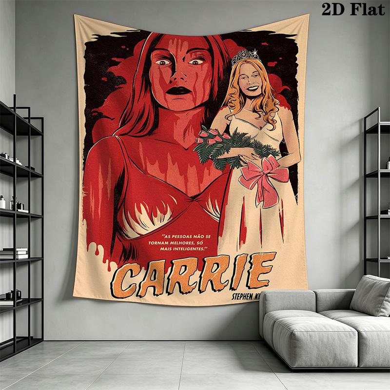 Horror Style Pattern Home Decor Tapestry, Wall Hanging, Decorative RV Wall Cloth.SGT0917370