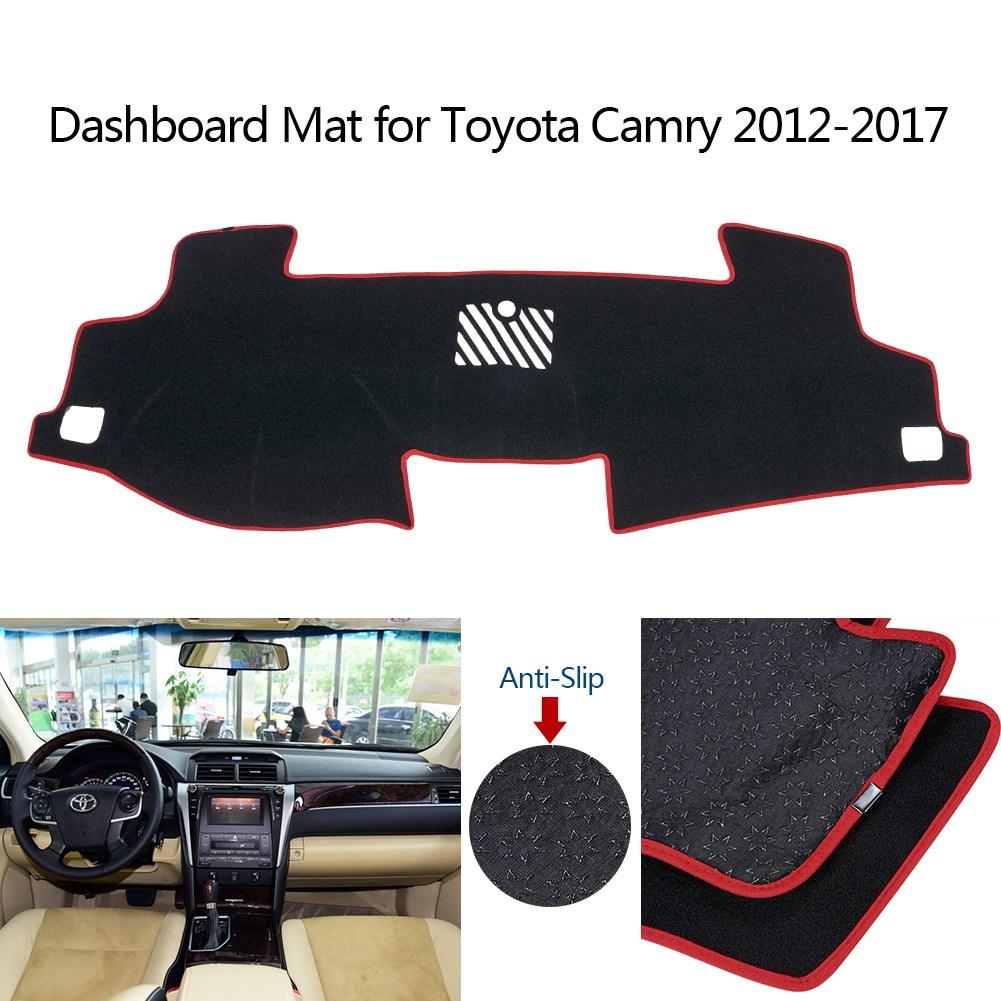 Car Dashboard Cover Dash Mat Fit for Toyota Camry XV40 XV50 XV60 LHD Sunshield Cover Pad Carpet Protection