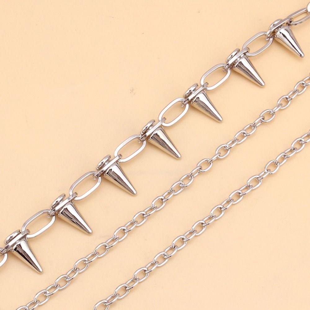 Multi-layer Layered Waist Chain Metal Trousers Chain Hip-hop Punk Chain  Women