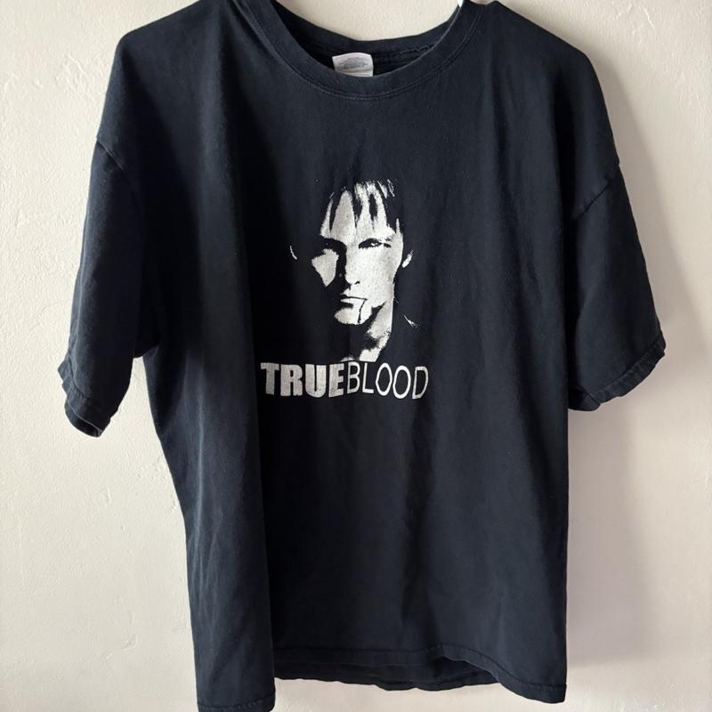 True Blood Promo 2000s Shirt Xl 22x29 Hbo Vampire Horror Fantasy Show Vtg Y2k