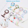 Unisex Silicone Multi Colors Gift Clip On Nurse Watch Fob Nursing