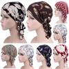 Caps Beanies Headwrap Floral Print Turban Chemotherapy Hat Women National Wind Cotton Hat Bandana