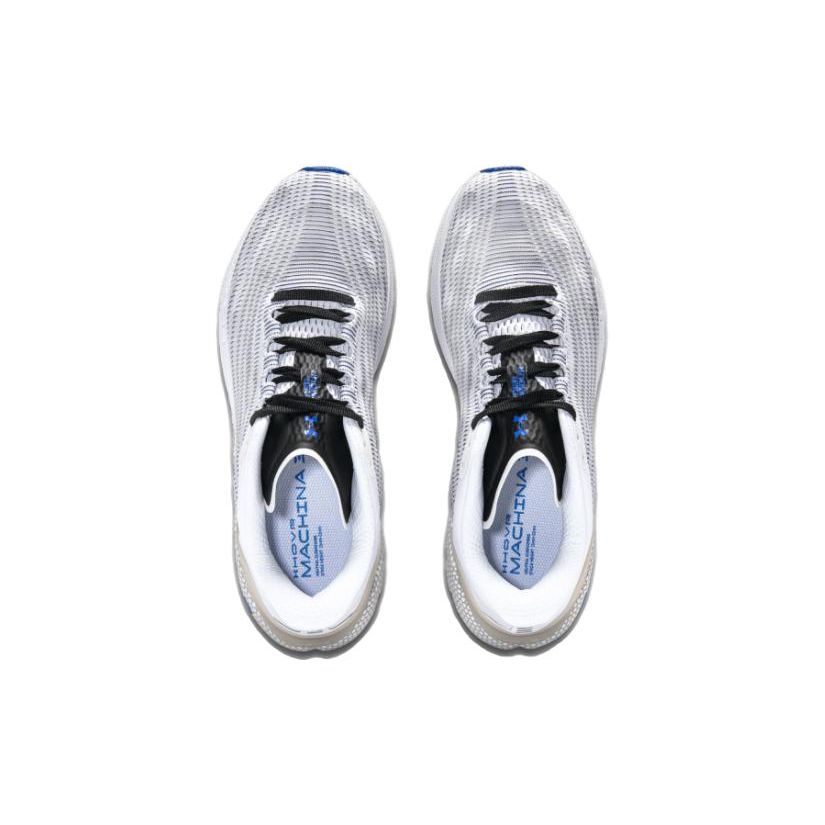Under Armour HOVR Machina 3 Breeze Удобные повседневные кроссовки с низким верхом Женские кроссовки Бело-синие 3025892-100