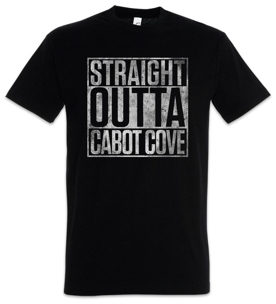 Straight Outta Cabot Cove T-Shirt Mens Womens Tees Top Murder Fun She Arabesque Hobby Elle Wrote
