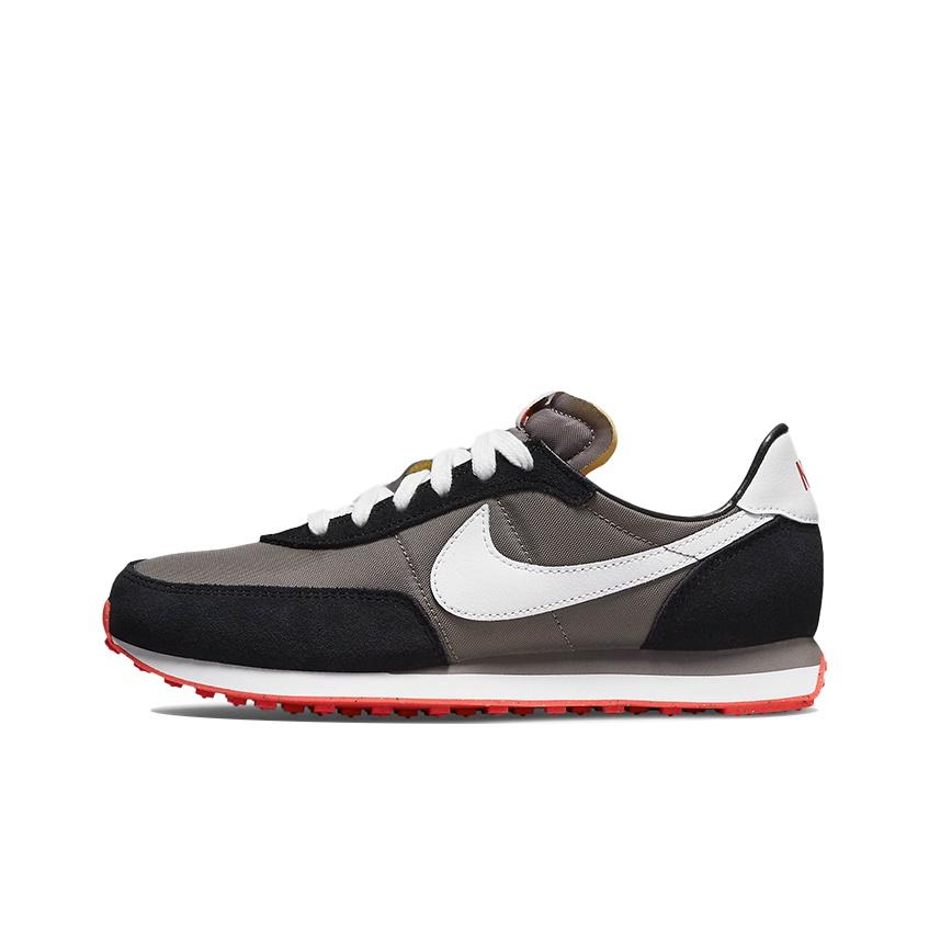 Nike Waffle Trainer 2 GS Flat Pewter Siren Красные детские кроссовки Серый Черный Белый DC6477-005