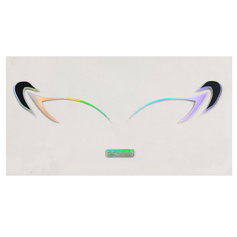 Временная наклейка для лица, наклейка для татуировки, сценическое искусство, наклейка для красоты, сделай сам, имитация лазерного лазера, наклейка для лица, наклейка