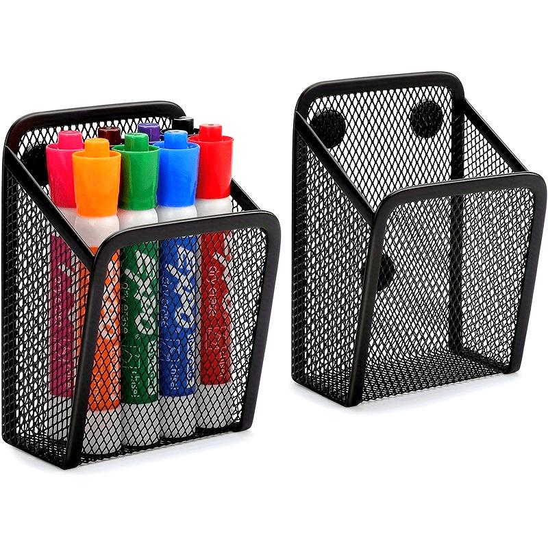 Magnetic Mesh Stainless Steel Pencil Holder: Organize Your Office Or Home with Style