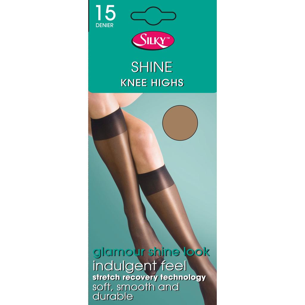 Silky Womens/Ladies Shine Knee Highs (1 Pair)