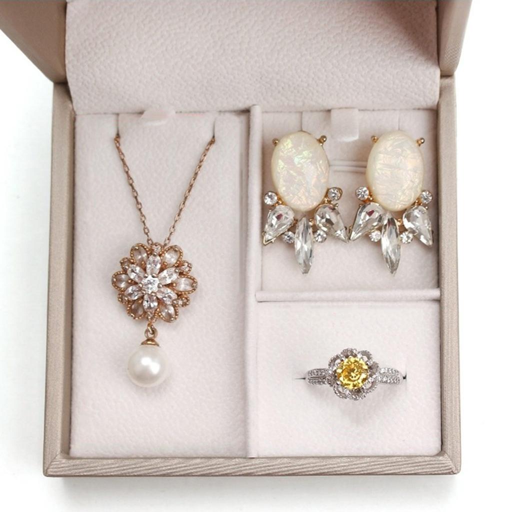 Стильный футляр для хранения аксессуаров из сплава, удобная шкатулка для демонстрации ювелирных изделий, упаковочная коробка для ювелирных изделий для элегантной презентации подарка