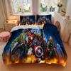 Avengers Infinity War Print 3Pcs Bedding Setduvet Cover With 2 Bedropillowcase Home Birthday Gift